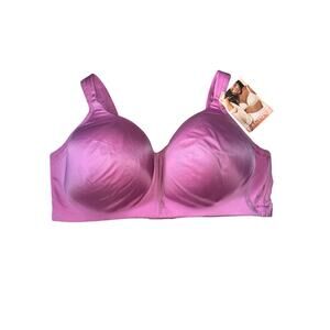 Cacique Women’s 44D Sensual Bra  pink wire free NWT